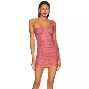 NWOT MAJORELLE Ilaria Mini Dress in Pretty in Pink
Size Small